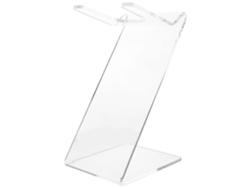 Soporte de mesa para secador de pelo, estante acrílico para el cabello, almacenamiento para baño/hotel GOKOCO