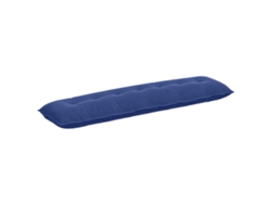 Cojín De Espalda Azul Policía 200 X 50 Cm Tela De Pana