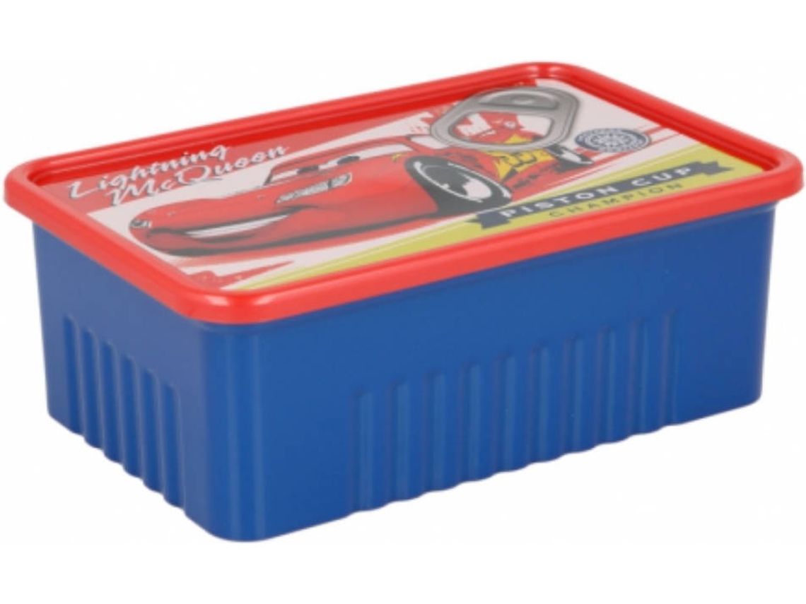 Lonchera CARS (Azul - Plástico - 5 x 14 x 9 cm)