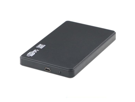Caja de Disco Duro Externo HDD / SSD SLOWMOOSE 2,5'' (USB 2.0 - Negro)