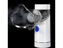 Mini nebulizador portátil, seguro para niños, silencioso (blanco)