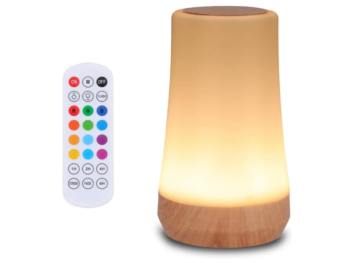 Lámpara Mesa Táctil Yizhood 13 Colores 5 Brillos Amarillo