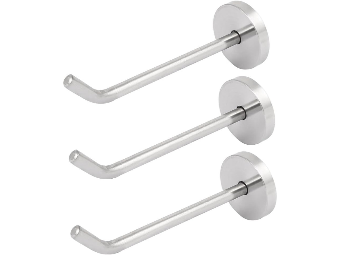 3 Piezas De Accesorios De Baño, Gancho Individual Redondo Para Colgar En La Pared, Para Toallas