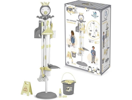 MuÁÂÁÂÁÂÁ±eca DE CUEVAS TOYS Pipo Set Limpieza Con 12 Accesorios (Edad MÁÂÁÂÁÂÁ nima: 3 AÁÂÁÂÁÂÁ±os)