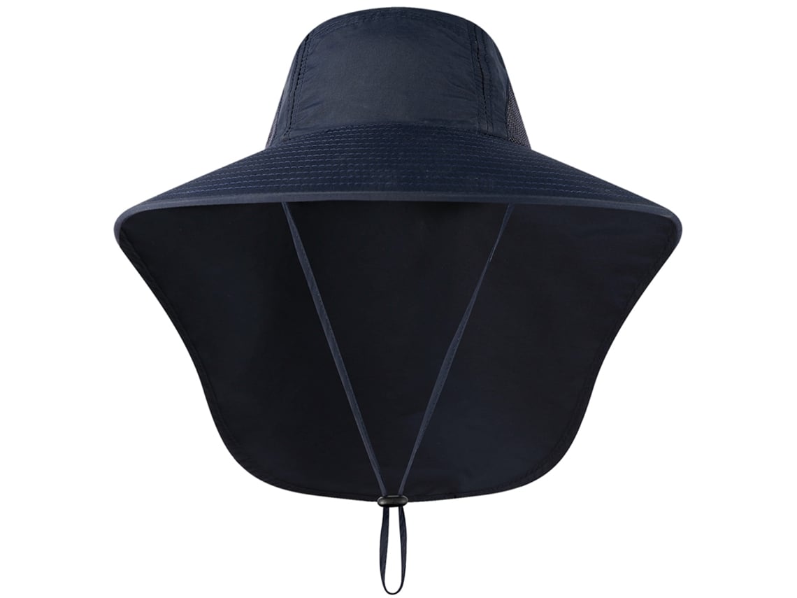 Gorra De Pesca Con Ala Ancha Y Solapa Para El Cuello, Sombrero Solar Con Protección Uv Para Viajes, Acampada, Senderismo Y Navegación.
