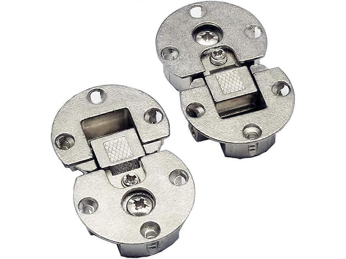 2 Bisagras Plegables Ocultas Ajustables De 90 Grados Para Muebles Mesa Redonda Madera De Aleación De Zinc Resistente