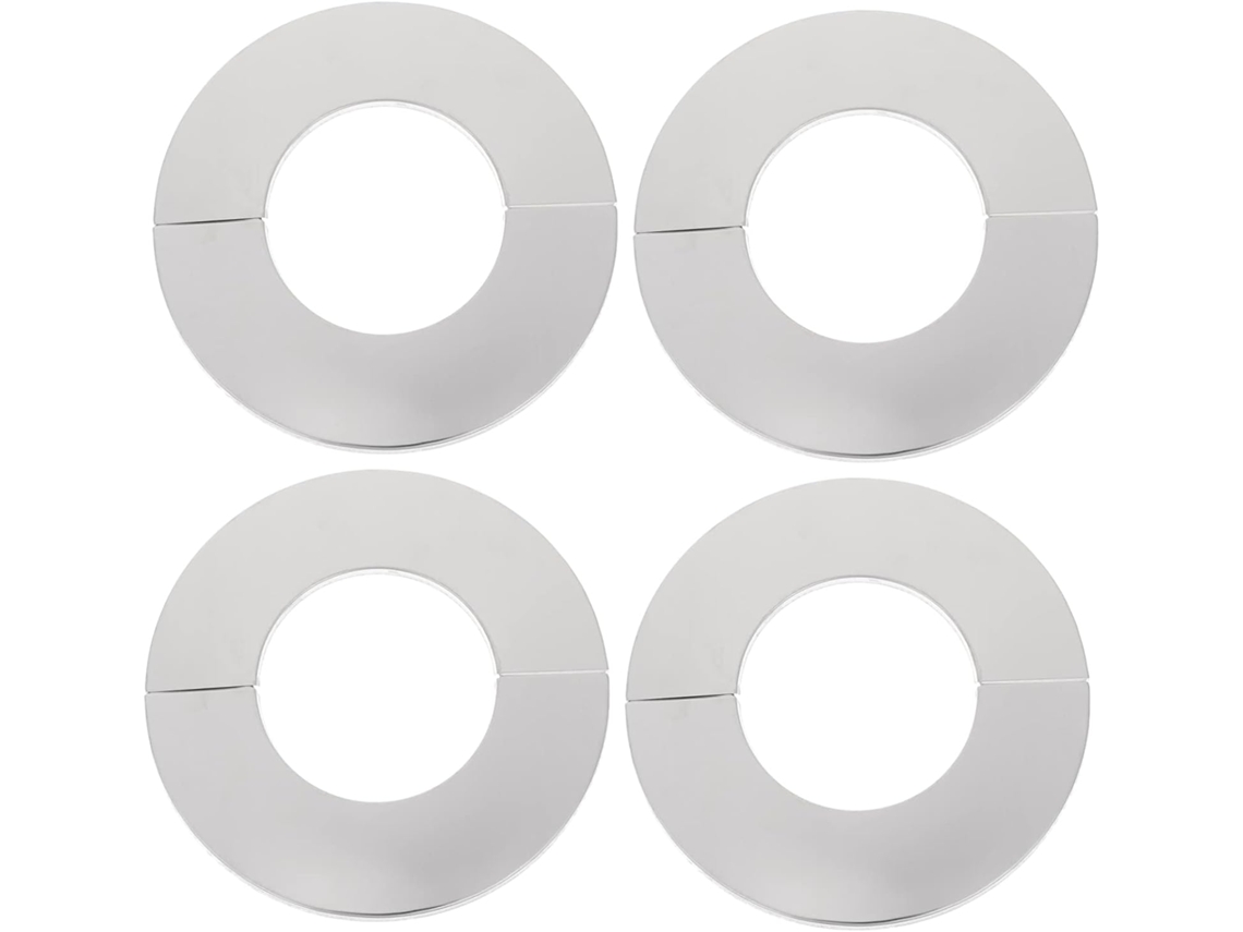 Embellecedores Decorativos De Acero Para Tuberías (4 Piezas)