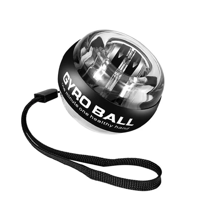 Giroscopio negro, equipo para ejercitar el antebrazo, equipo para acondicionamiento muscular, giroscopio Mdug
