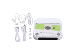 Reproductor De Cd Portátil Bluetooth Recargable Con Pantalla Lcd, Compatible Con Usb Y Aux, Ideal Para Coche, Viajes Y Auriculares.