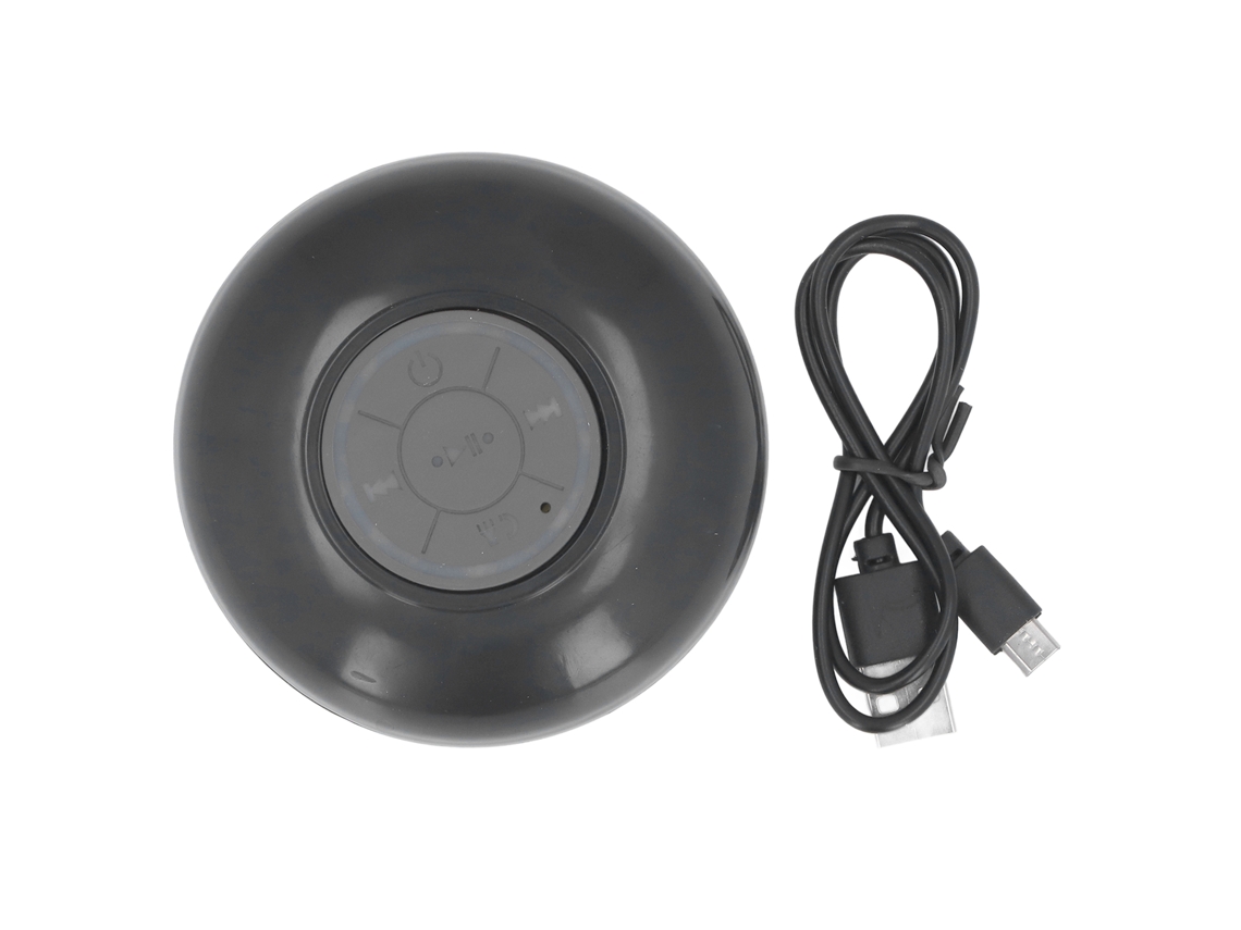 Altavoz Inalámbrico, Resistente Al Agua Ipx4, Con Ventosa, Led Portátil Para Baño, Cocina Y Oficina.
