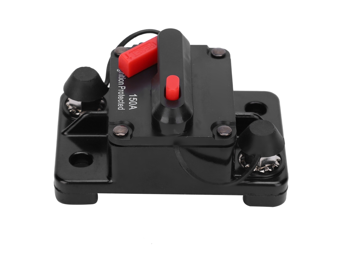 Veloriskku-portafusível Automático De Resetar De Cobre Impermeável Interruptor Red Dc12‑42v150a