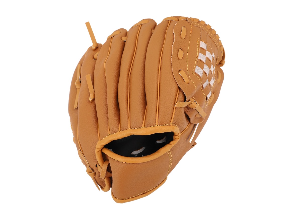 Guantes De Béisbol Ergonómicos Profesionales De Cuero Sintético Pu, 31,75 Cm, Suaves, Para Jóvenes Y Adultos, Color Marrón.