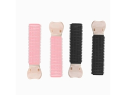 Juego de 4 rulos rizados con pinzas para dar volumen en las raíces, para hombres y mujeres.