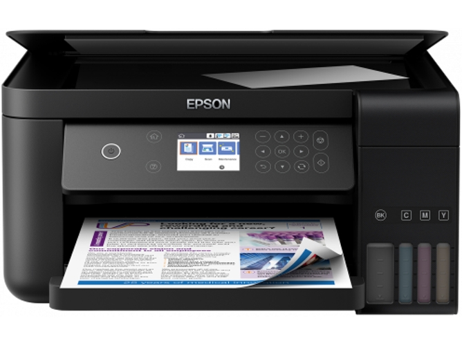 Impresora EPSON EcoTank ET-3700 (Multifunción - Inyección de Tinta - Wi-Fi)