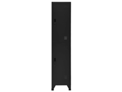 Taquilla 38x45x180 cm Acero Negro MAISON EXCLUSIVE