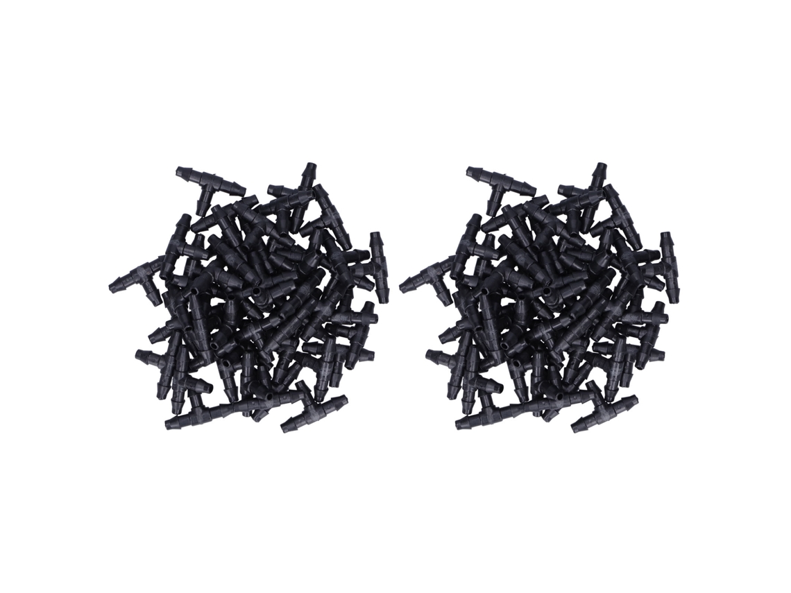 Conector en T 4/7 (100 unidades) para riego de jardín