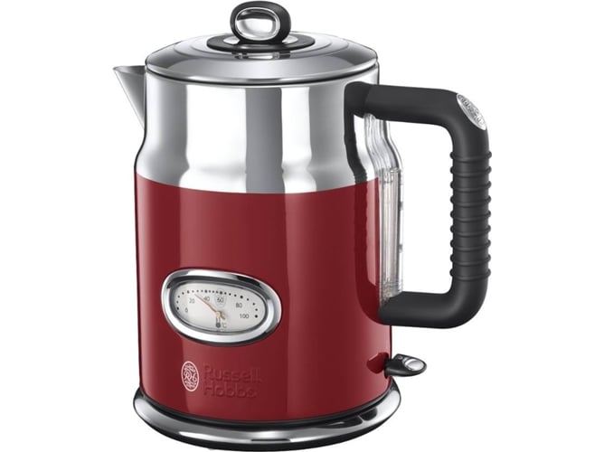 Hervidor Eléctrico RUSSELL HOBBS Retro Red 21670-70 (2400 W - 1,7 L)