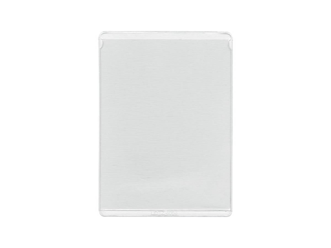 Leitz Portatarjetas de identificación, 65 x 100 mm, PVC, texturizado, parte superior abierta de 0,20 mm, película suave, para tarjetas de identificación, 25 piezas (4064 Esselte Leitz)