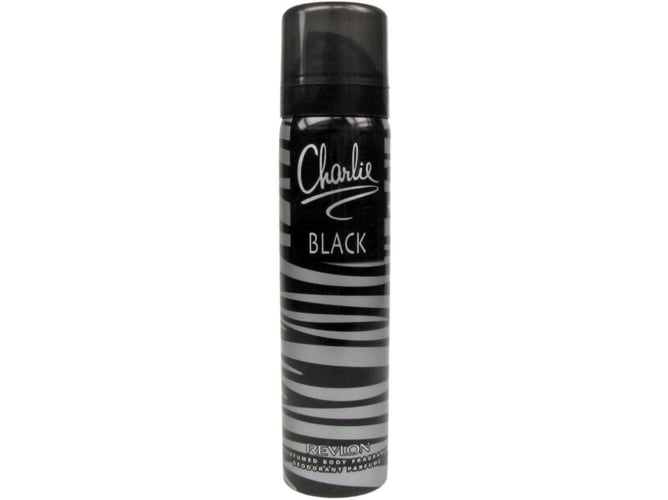 Desodorante REVLON Charlie Black Perfumado Fragancia Corporal (75 ml)
