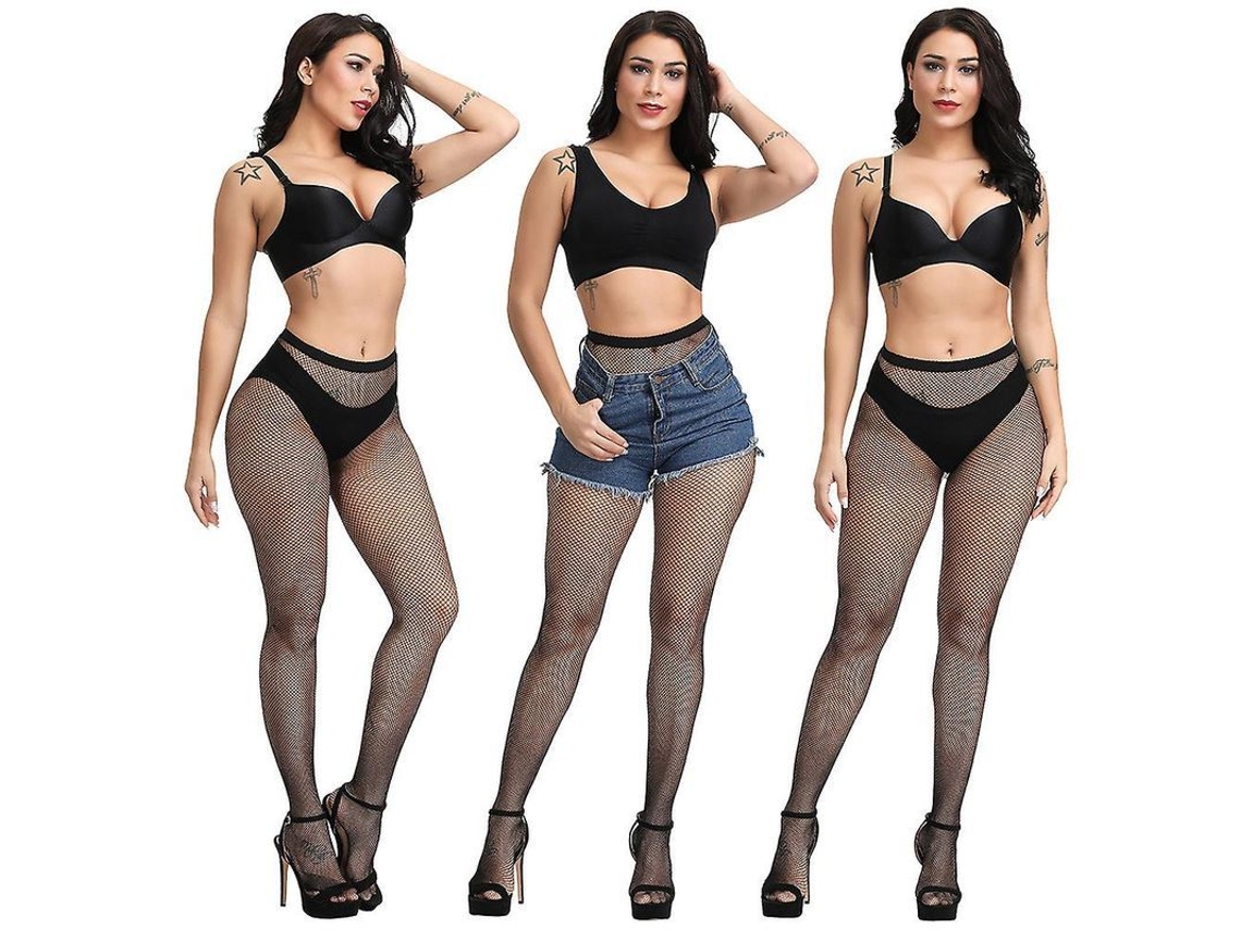 2026-medias De Red Alto Talle Para Mujeres Sexy Calcetines De Moda Con Agujeros Para Fiestas Nocturnas Y Eventos Especiales