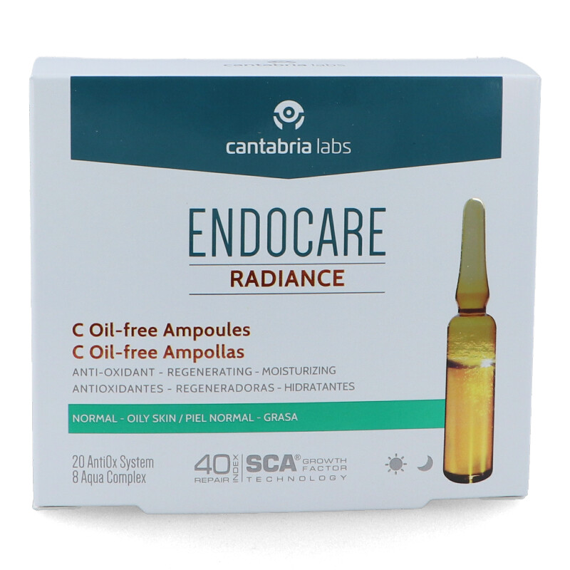 Ampollas Faciales ENDOCARE Radiance C Oil Free (10 x 2 ml)