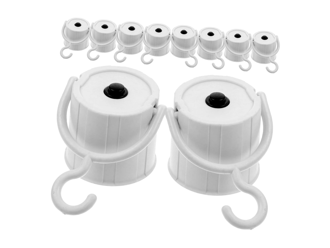 Portalámparas E27 Lighting, Juego De 10 Portalámparas De Repuesto Para Bombillas Led Con Piezas De Repuesto.