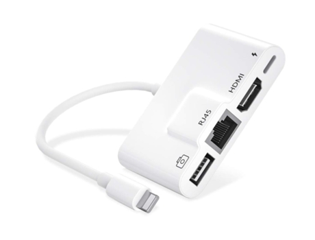 Adaptador Lightning a Hdmi HDMI1218-Y9 Blanco