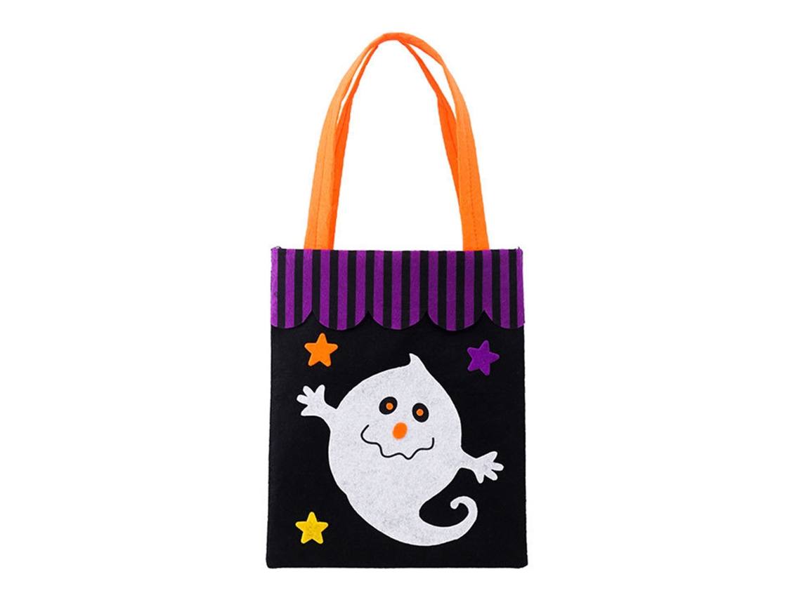 Bolsa decorativa para dulces de Halloween, tela no tejida, 10 kg, para fiestas escolares.