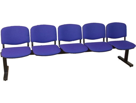 Sillas para Recepción PIQUERAS Y CRESPO Masegoso Azul (Tejido)