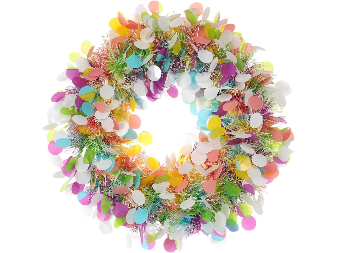 Guirnaldas Coloridas Con Flecos Y Confeti Colgante Para Pascua, Fiestas Temáticas De Primavera,