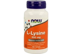 Complemento Alimentar NOW L - Lysine 500 Mg 100 Tabs