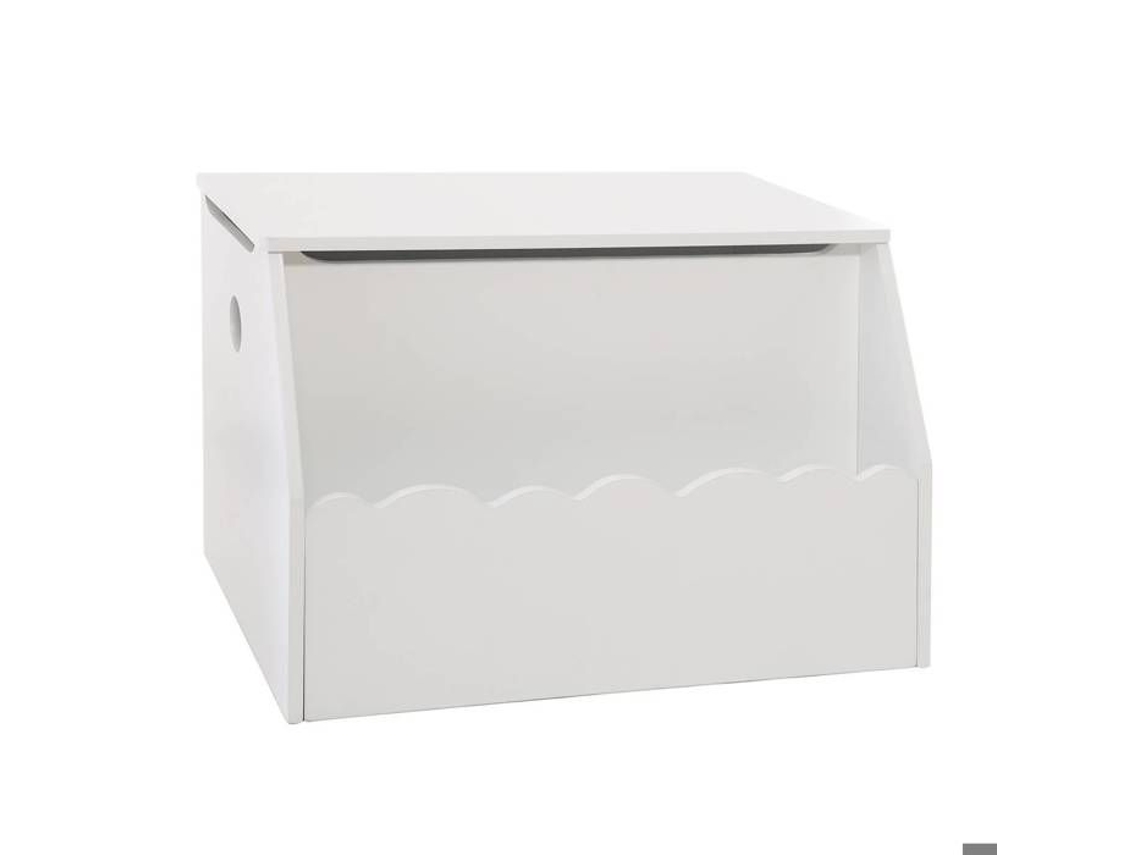 Caja De Juguetes Y Estante Infantil Blanco Atmosphera Createur Dinterieur