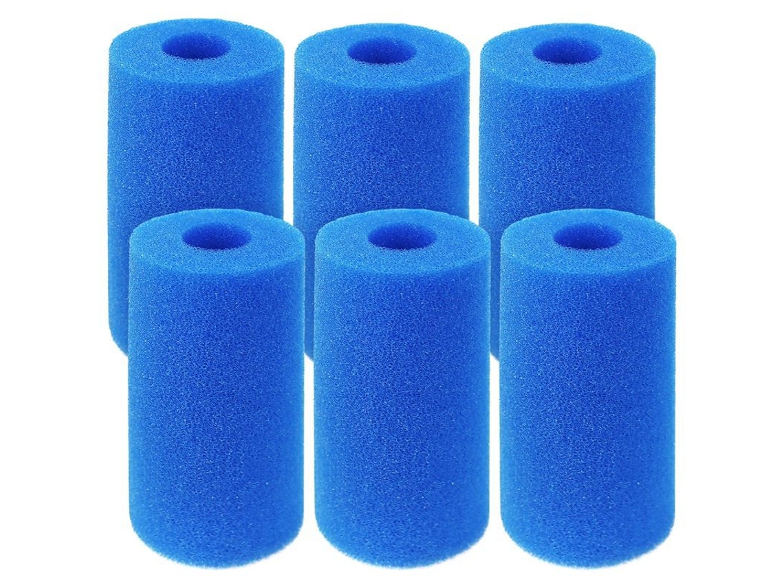 2026-esponja Filtro Tipo A Reutilizable Lavable, Cartucho Espuma Piscina Intex, 2 Unidades