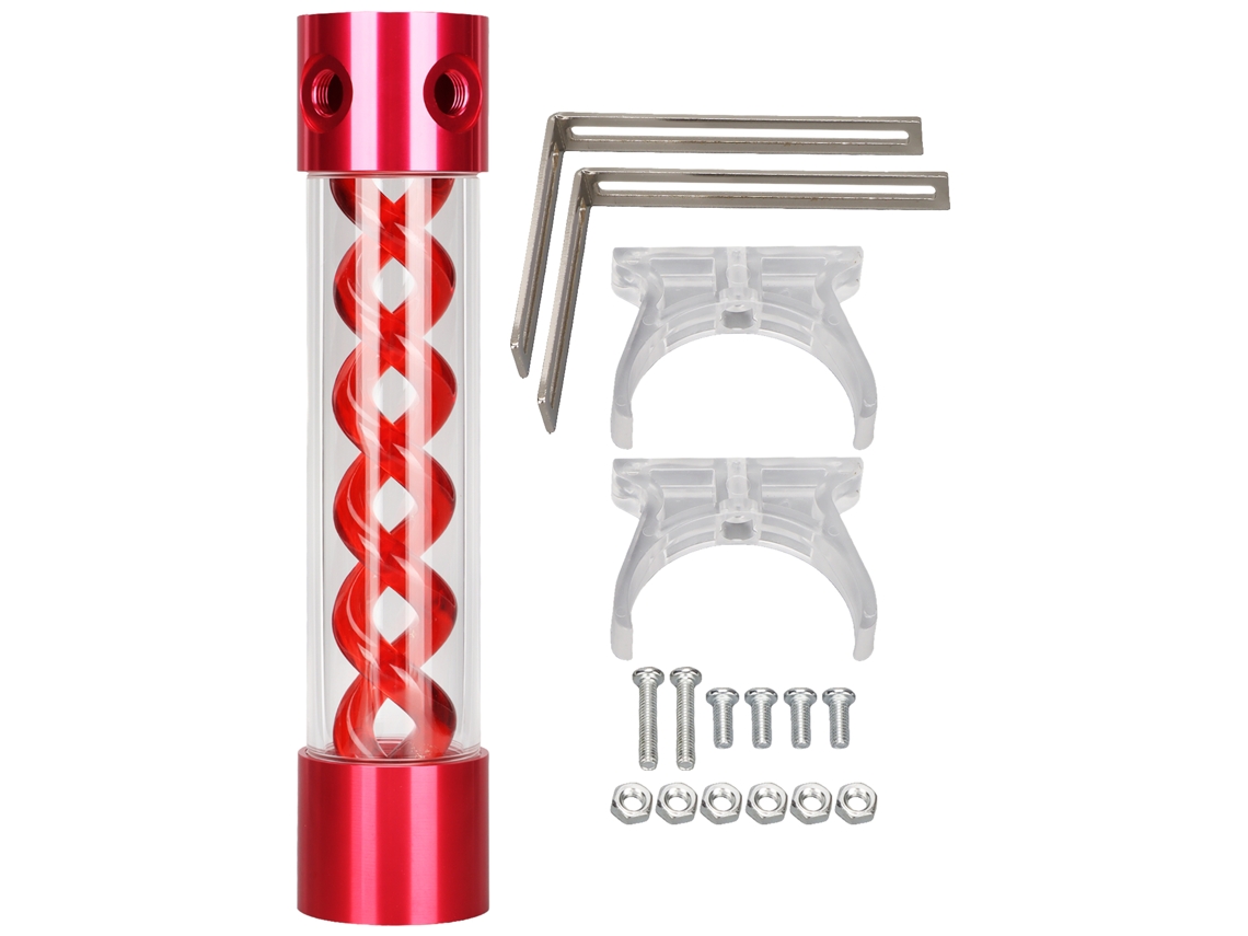 Depósito De Enfriamiento Por Agua Con Rosca G1/4 Pulgada, Diámetro 50mm, Longitud 255mm, Kit De Enfriamiento Para Pc