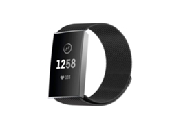 Correa Milanese Loop para Fitbit by Google Charge 4 Negro