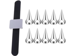 Presilha E Pulseira Magnéticas De Silicone Para Separar O Cabelo