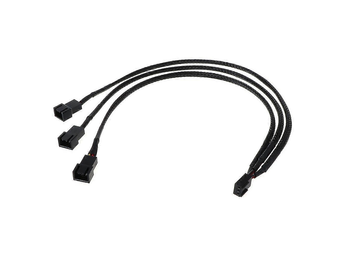 Cable Divisor De Alimentación Para Ventilador Pwm 1 A 3 Splitter Extensión 3-pin 12v 30cm