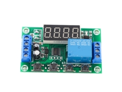 Módulo De Control De Relés Con Temporizador Ajustable Y Led (5v) Para Automatización.