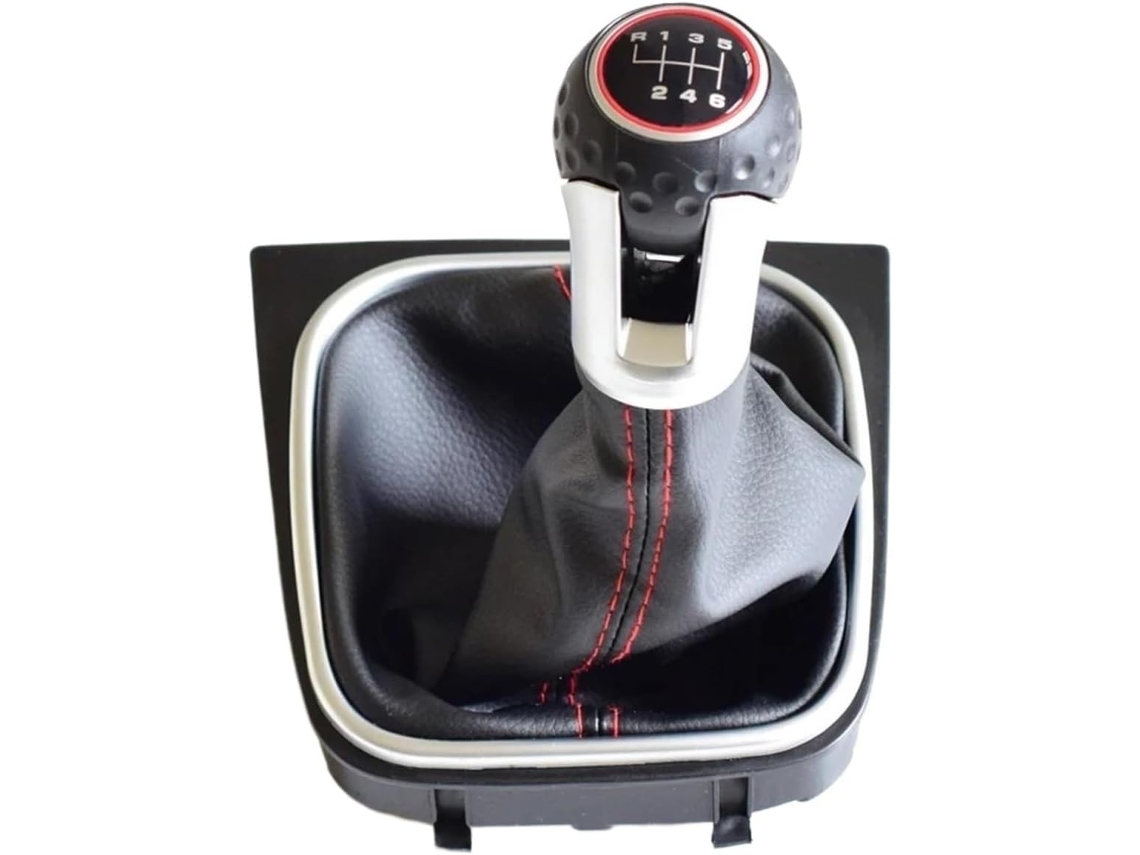 Manual De Piezas Automóviles 5 6 Pomo Palanca Cambios Balonmano Con Funda Para Golf A6 Vi Mk6 Gti Gtd R20