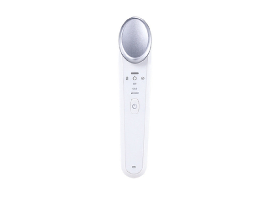 Masajeador facial y masajeador de ojos con calor frío en casa Máquina de elevación de piel recargable para relajar la fatiga visual Yemaesre blanco