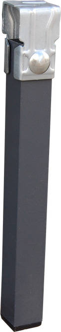 Conjunto de Patas para Camas COLCHUM 6 Unidades (Gris - Hierro - 27 cm)