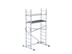 Andamio Profesional De Aluminio, Articulado, Móvil, Plataforma De 4 M, Baulich