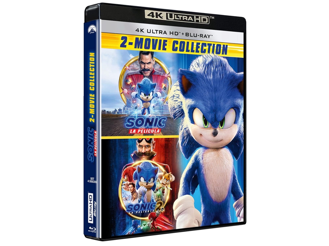 Blu Ray Sonic 1 + 2 Pack 4K Uhd + Blu-Ray