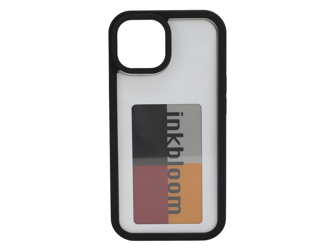 Estojo Projeção Nfc Tela De Tinta 3.52 Polegadas Diy Para Ios 15 Smart Phone Case Preto
