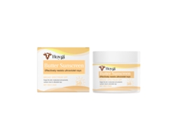 Crema hidratante con protector solar SPF 50 y alta protección UV.
