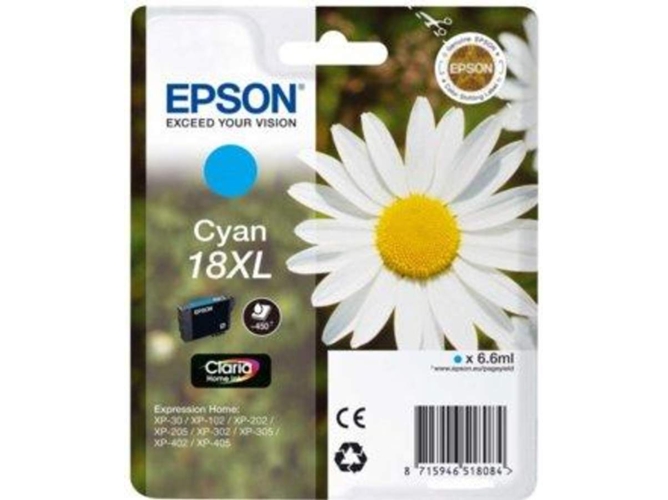 TINTEIRO EPSON 18XL CYAN