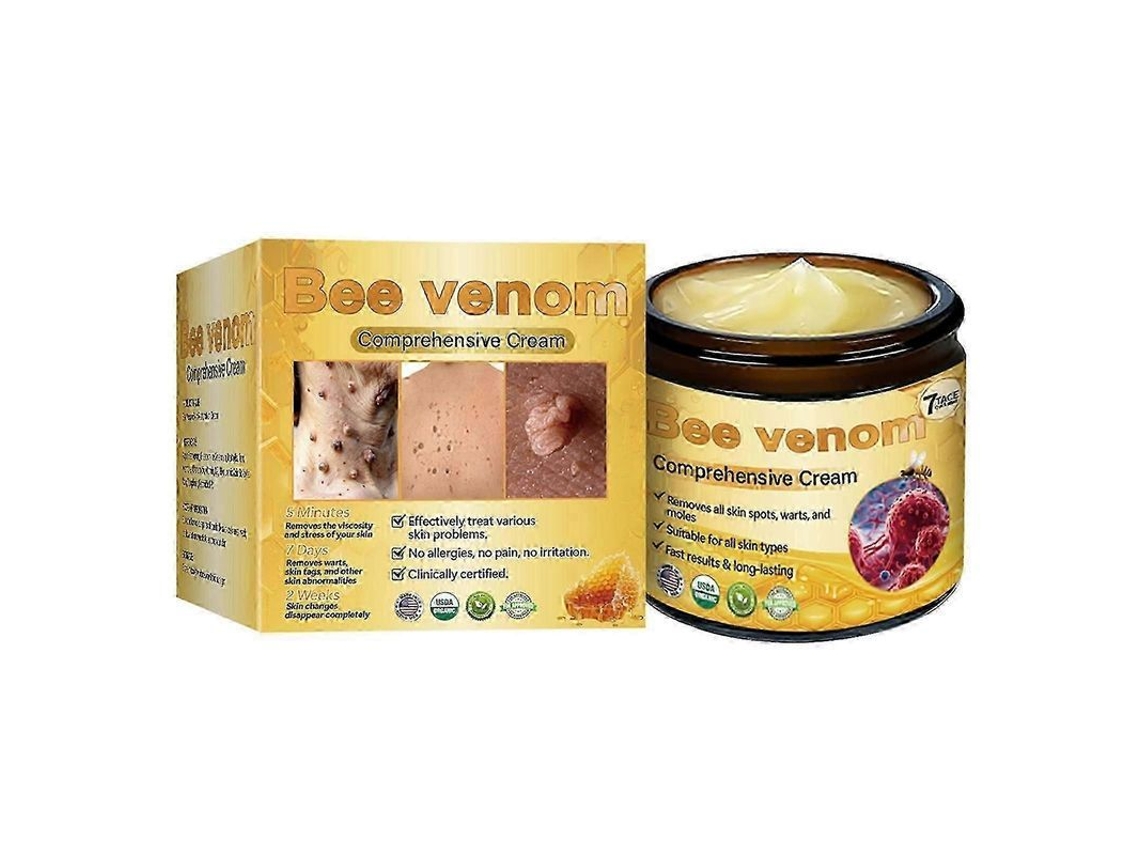 Crema Completa De Veneno De Abeja 1-3 Veces, Tratamiento Profesional Antiverrugas Para Todo Tipo De Piel.