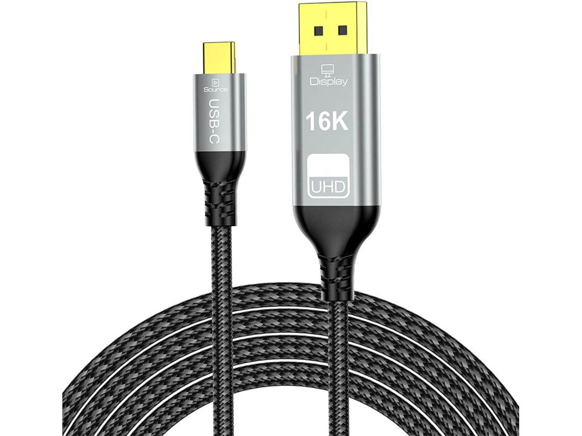 Adaptadores De Cable Usb C 2.1 Compatibles Con Resolución Uhd 16k, 8k Y 4k, Y Alta Frecuencia De Actualización.