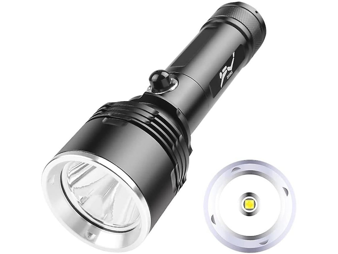 Linterna de buceo de 3000 lúmenes, superbrillante, XHP70 LED, sumergible, de seguridad, con 3 modos, profesional, 150 Yunzii