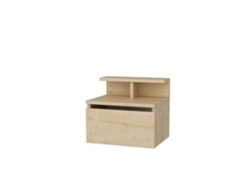 Mesita de Noche Mural Cajón Visby CONCEPT U Madera (39.8x31.9x35cm)